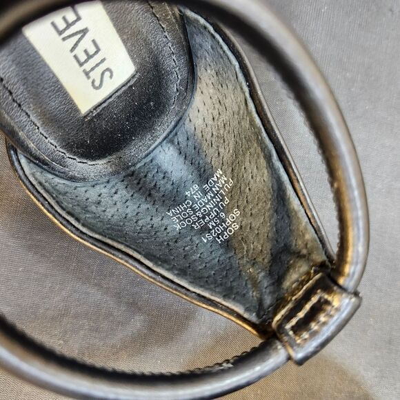 STEVE MADDEN ALMOND TOE ANKLE STRAP SANDAL - Picture 11 of 15